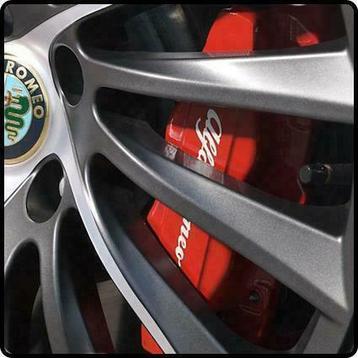 Hittebestendige remklauw stickers  AMG, Porsche, Bmw, Alfa