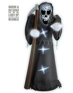 Halloween decoratie opblaasbare grim reaper met licht 244 cm, Hobby en Vrije tijd, Nieuw, Ophalen of Verzenden