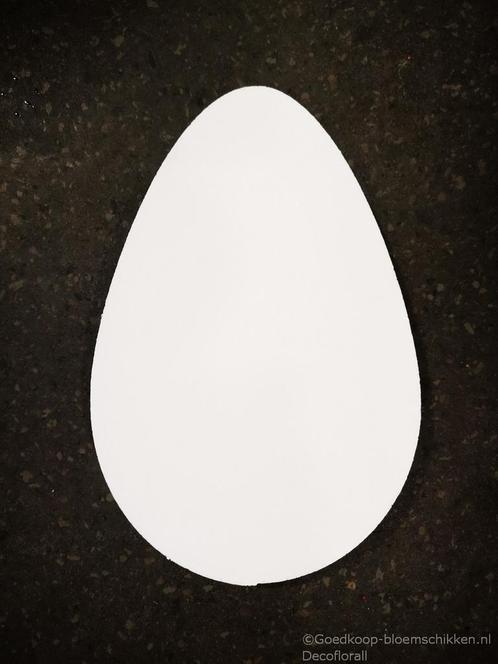 Actie Styropor Ei Platrond 45 cm dicht Styropor Paasei, Hobby en Vrije tijd, Knutselen, Nieuw