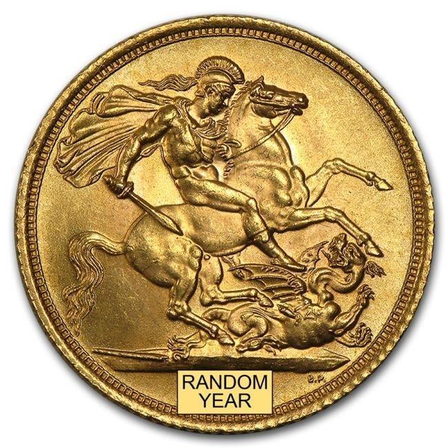 Royaume-Uni. British Gold Sovereign Queen Elizabeth II, Postzegels en Munten, Edelmetalen en Baren