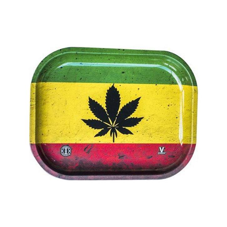 Rolling Tray - Rasta Leaf     Small, Verzamelen, Rookartikelen, Aanstekers en Luciferdoosjes, Nieuw, Verzenden