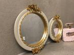 Spiegel (2) - Glas, Hars - FRANSE ROOSJES SPIEGELS, Antiek en Kunst
