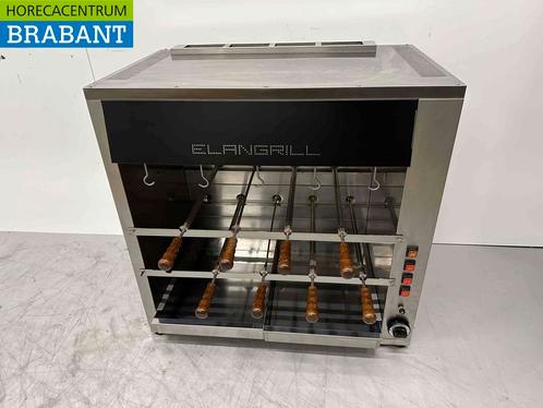 RVS Elangrill CM14 Churrasco grill 14 spiezen 90 cm GAS, Zakelijke goederen, Horeca | Keukenapparatuur, Ophalen of Verzenden