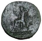 Empire romain. Hadrien (117-138 apr. J.-C.). Sestertius Rome, Postzegels en Munten