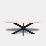 Tafel Ovaal Eikenhout  Matrix  140x90, Huis en Inrichting, Tafels | Eettafels, Nieuw