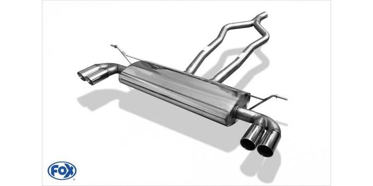 FOX VW Touareg type 7L einddemper uitgang rechts/links - 2x8, Autos : Pièces & Accessoires, Systèmes d'échappement, Envoi