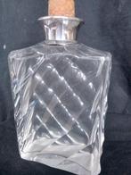 Décanteur - argent et cristal - Carafe à whisky, Antiek en Kunst