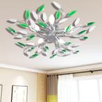 vidaXL Lamp met kristallen bladeren van acryl voor 5x E14, Huis en Inrichting, Lampen | Plafondlampen, Nieuw, Verzenden