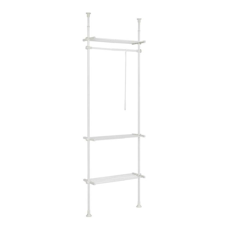 Tweedekans | SoBuy Kledingrek - met Opbergplanken - 80 x 27, Huis en Inrichting, Kasten | Kleerkasten, Ophalen of Verzenden