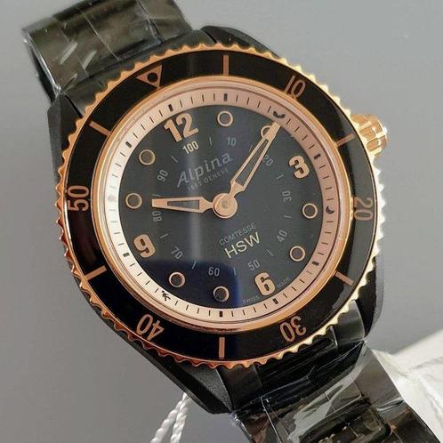 Alpina - Comtesse Horological Smartwatch - AL-281BY3V4B -, Handtassen en Accessoires, Horloges | Heren