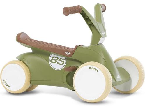 BERG GO² - Loopauto - Uitklapbare pedalen - Retro Groen, Kinderen en Baby's, Speelgoed | Buiten | Voertuigen en Loopfietsen, Nieuw