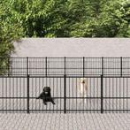 Hondenkennel voor buiten 67,74 m² staal, Nieuw, Verzenden