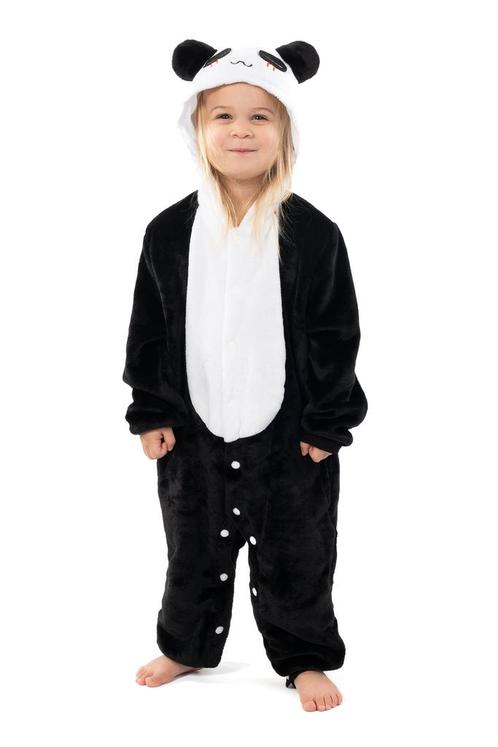 Onesie Kung Fu Panda Pakje 110-116 Pandapak Kostuum Zwart Wi, Kinderen en Baby's, Carnavalskleding en Verkleedspullen, Nieuw, Ophalen of Verzenden