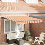 vidaXL Elektrische Uittrekbare Luifel Geel en Oranje 300x250, Tuin en Terras, Verzenden, Nieuw