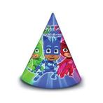 Pj Masks Feesthoedjes 6st, Verzenden