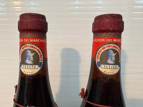 1958 Marchesi di Barolo - Barolo - 2 Flessen (0.72L), Verzamelen, Wijnen
