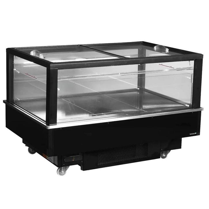 Koel-/Vrieseiland | EIB | 480L | Zwart | -18°C/+5°C |, Zakelijke goederen, Horeca | Keukenapparatuur, Nieuw in verpakking, Verzenden