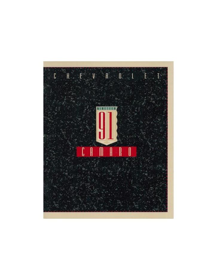 1991 CHEVROLET CAMARO BROCHURE ENGELS, Boeken, Auto's | Folders en Tijdschriften