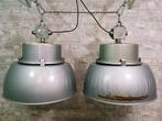 Mesko - Plafondlamp - Vintage fabriekslamp - Aluminium,, Antiek en Kunst