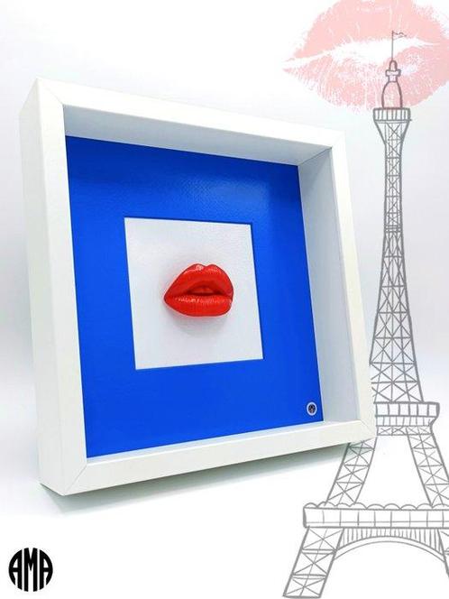 AMA (1985) - Stolen french kiss in Paris, Antiek en Kunst, Kunst | Schilderijen | Modern