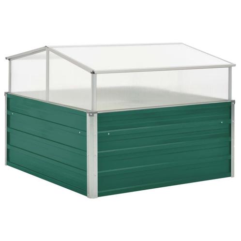 Tuinkas gegalvaniseerd staal -35% - Retour Deal! Groene v..., Tuin en Terras, Kassen, Polycarbonaat, Aluminium, Nieuw, Kweekkas