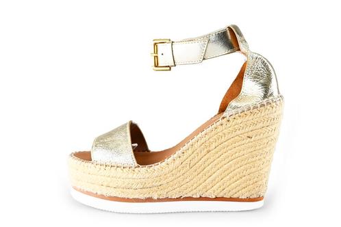 See by Chloe Sleehakken in maat 40 Goud | 5% extra korting, Kleding | Dames, Schoenen, Overige kleuren, Zo goed als nieuw, Schoenen met hoge hakken