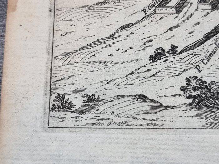 Italië - Siena; Francesco Scoto (1548/ 1622) - mappa a volo, Boeken, Atlassen en Landkaarten