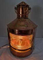 Starboard lamp - stuurboord - Glas, Koper, Messing, Antiek en Kunst