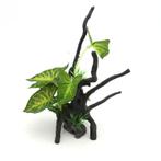 Kunstplant op hout / Aquarium decoratie As-212 (Hardscaping), Animaux & Accessoires, Verzenden, Plant(en), Steen of Hout