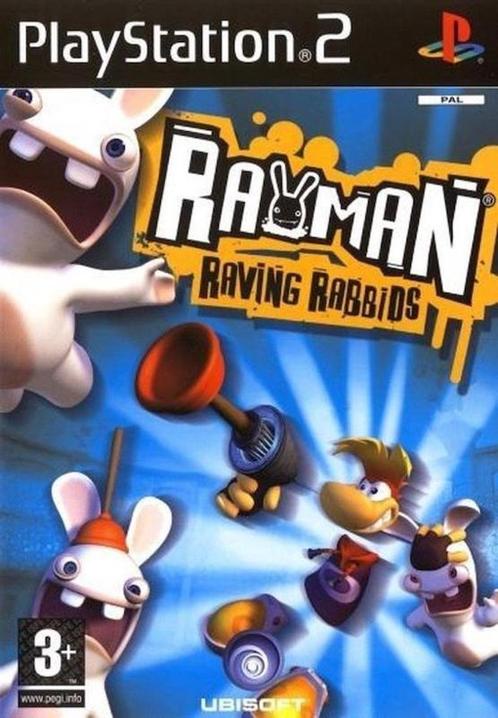 Rayman Raving Rabbids (PS2 Games) (Playstation 2), Games en Spelcomputers, Games | Sony PlayStation 2, Zo goed als nieuw, Ophalen of Verzenden