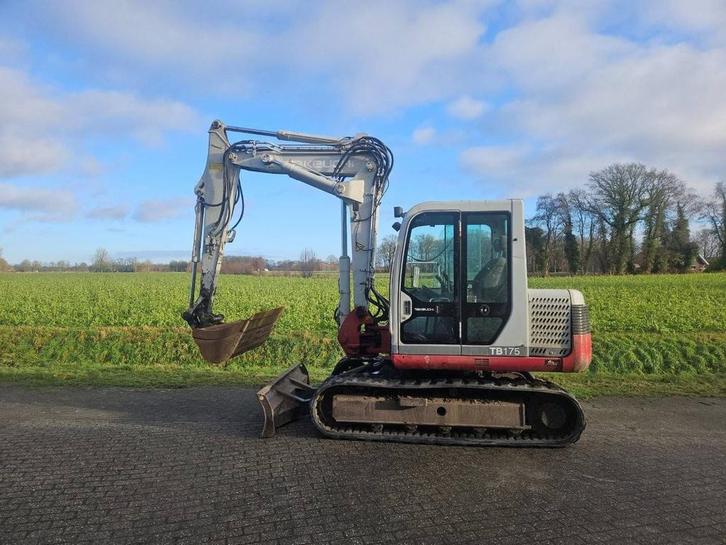 Veiling: Rupsgraafmachine Takeuchi TB175 Diesel 43.5kW 2003, Articles professionnels, Machines & Construction | Grues & Excavatrices