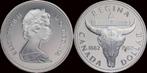 Canada 1 dollar 1982- 100 years Regina -bisonskull zilver, Verzenden