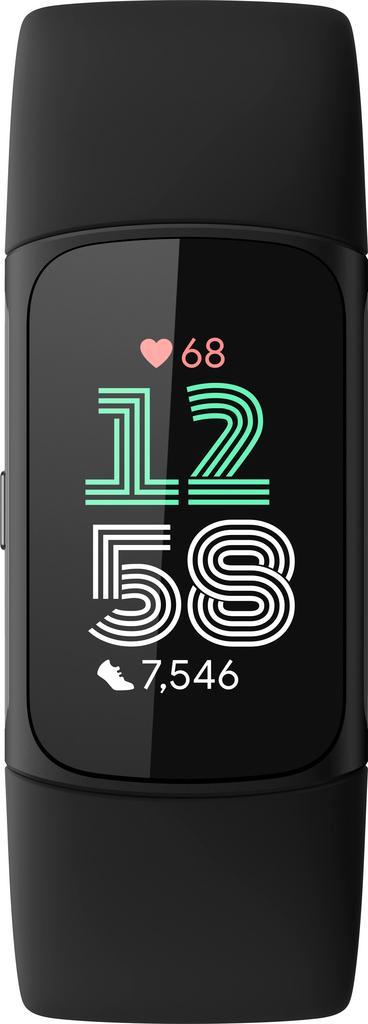 Fitbit Charge 6 - Obsidian/Black slimme horloges, Handtassen en Accessoires, Smartwatches, Verzenden