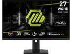 MSI MAG 274QRF QD E2 - WQHD Gaming Monitor - 180Hz 1ms Rapid, Huis en Inrichting, Verzenden, Zo goed als nieuw