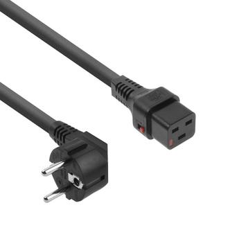 2M IEC Lock C19 Rechte Hoek Stroomkabel 250V 16A - AK5043, Doe-het-zelf en Bouw, Elektriciteit en Kabels, Verzenden, Nieuw
