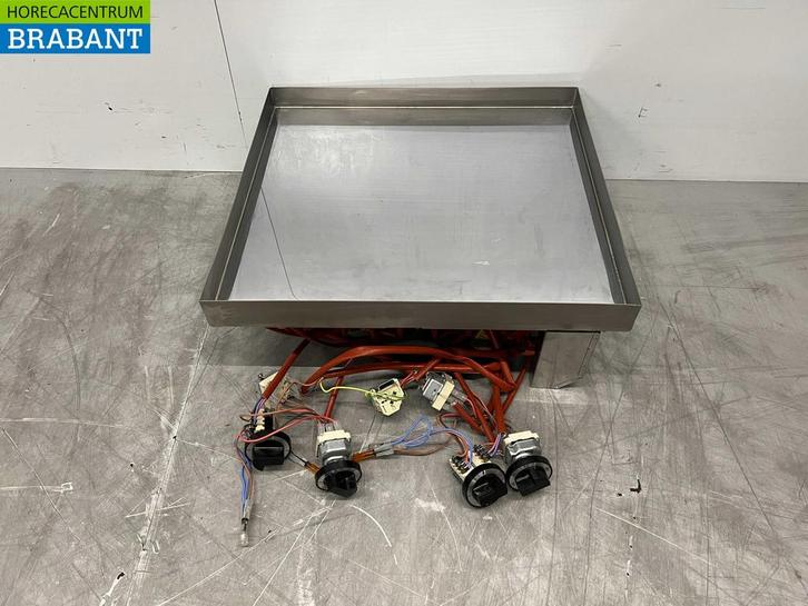 RVS Mareno Drop-in Spiegelbakplaat Grillplaat Bakplaat, Zakelijke goederen, Horeca | Keukenapparatuur, Ophalen of Verzenden