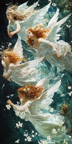 Anne Dias - (XXL) Quiet clouds beneath winged steps, Antiek en Kunst