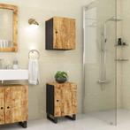 vidaXL Badkamerkast 38x33x58 cm massief mangohout, Huis en Inrichting, Badkamer | Badkamermeubels, Verzenden, Nieuw