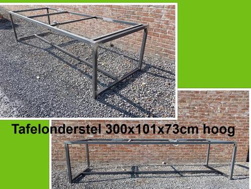 NIEUW tafelonderstel 300x101x73cm H - eettafel - tuintafel, Huis en Inrichting, Tafels | Eettafels, Nieuw, Ophalen