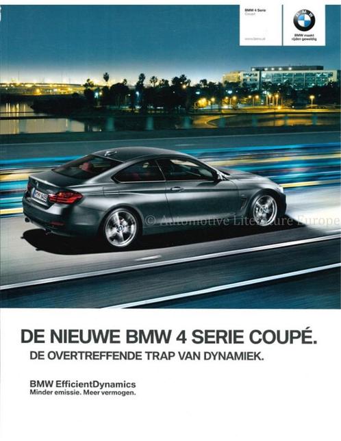 2013 BMW 4 SERIE COUPE BROCHURE NEDERLANDS, Livres, Autos | Brochures & Magazines