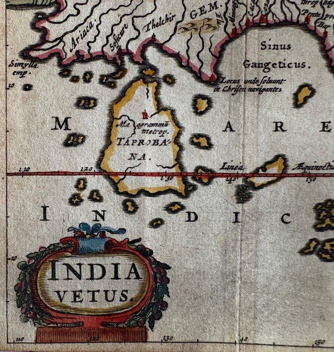 India, Sri Lanka - India, Sri Lanka; P. Clüver - India Vetus, Boeken, Atlassen en Landkaarten