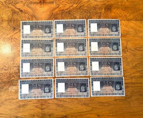 Nederland. - 12 x 10 Gulden - 1936/1939 - Pick 49  (Zonder, Postzegels en Munten, Munten | Nederland