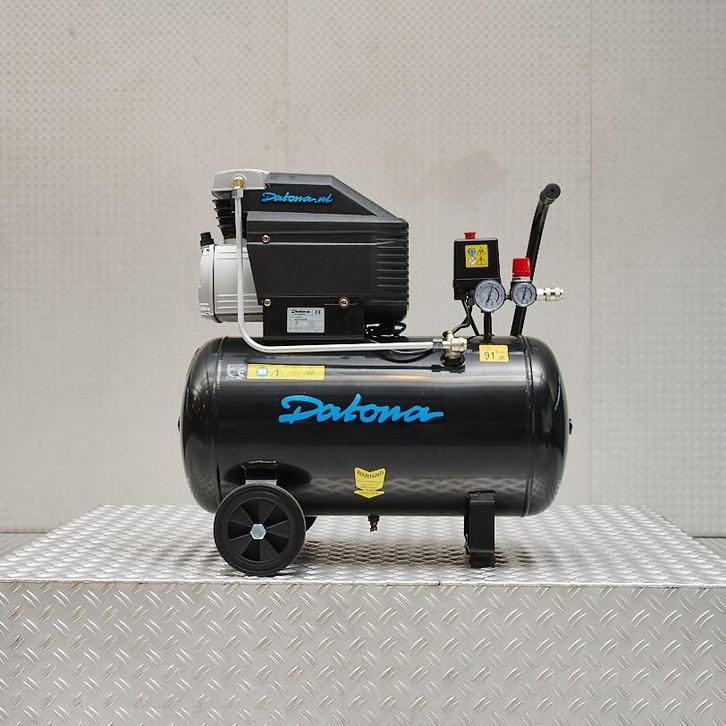 Datona Werkplaats compressor - 50L - 230V - Datona, Doe-het-zelf en Bouw, Compressors, Ophalen of Verzenden