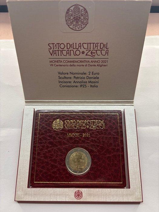 Vaticaan, Andorra. 2 Euro 2021/2024 Dante Alighieri +, Postzegels en Munten, Munten | Europa | Niet-Euromunten