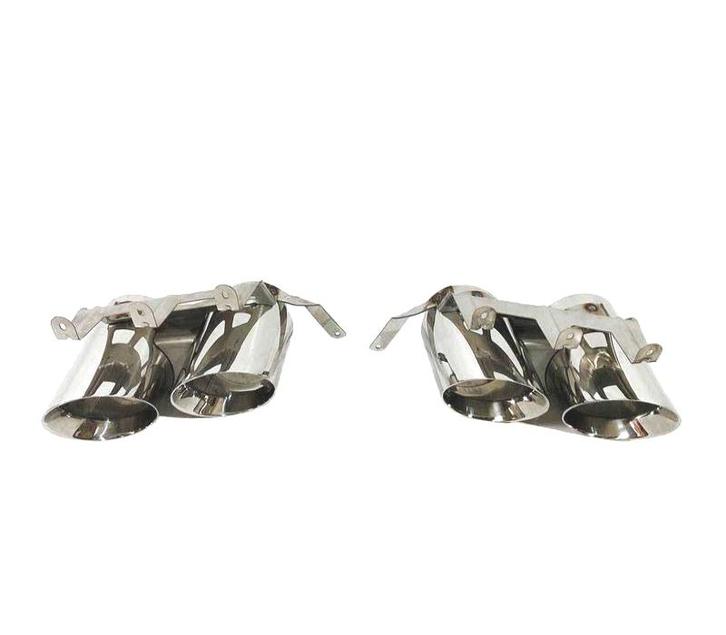 EMBOUTS D´ÉCHAPPEMENT FORD MUSTANG 18-23 LOOK GT500 CHROMÉ, Auto-onderdelen, Uitlaatsystemen, Verzenden