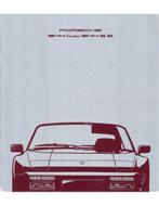 1990 PORSCHE 944 BROCHURE DUITS, Boeken, Nieuw