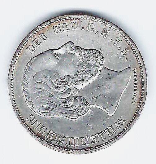 Nederland. Willem III. Rijksdaalder 1870 (Zonder, Postzegels en Munten, Munten | Nederland