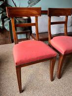 Stoel (6) - Kersenhout, Textiel - Bezorging mogelijk