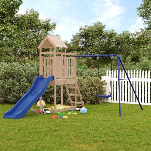 vidaXL Speelhuis massief grenenhout, Kinderen en Baby's, Speelgoed | Buiten | Speeltoestellen, Nieuw, Verzenden