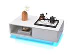Moderne Salontafel met LED-verlichting – Hoogglans Wit –, Huis en Inrichting, Verzenden, Nieuw